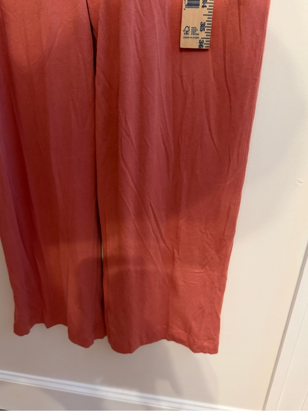 Brooklinen Sleeveless Wide-Leg Jumpsuit in Rust - Picture 8 of 10